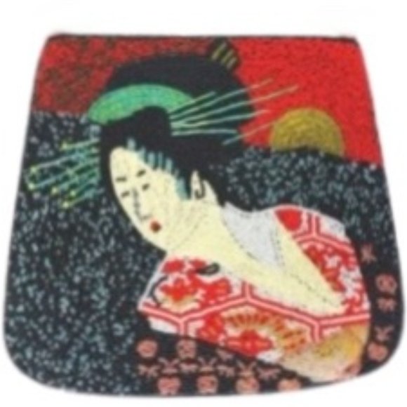 VTG Chico’s Multi-colored Beaded Geisha Purse Handbag - Picture 3 of 5